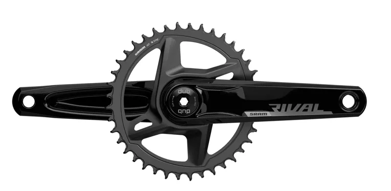 SRAM Rival 1X Crankset DUB Wide 165mm 40T - BB Not Included-1